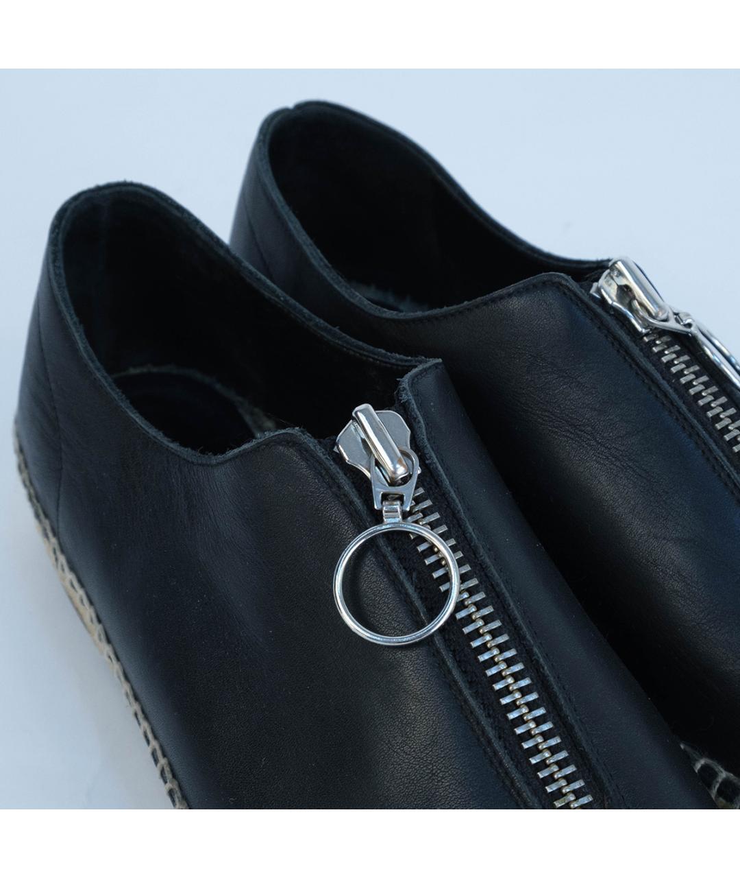 ALEXANDER WANG Черные кожаные лоферы, фото 5