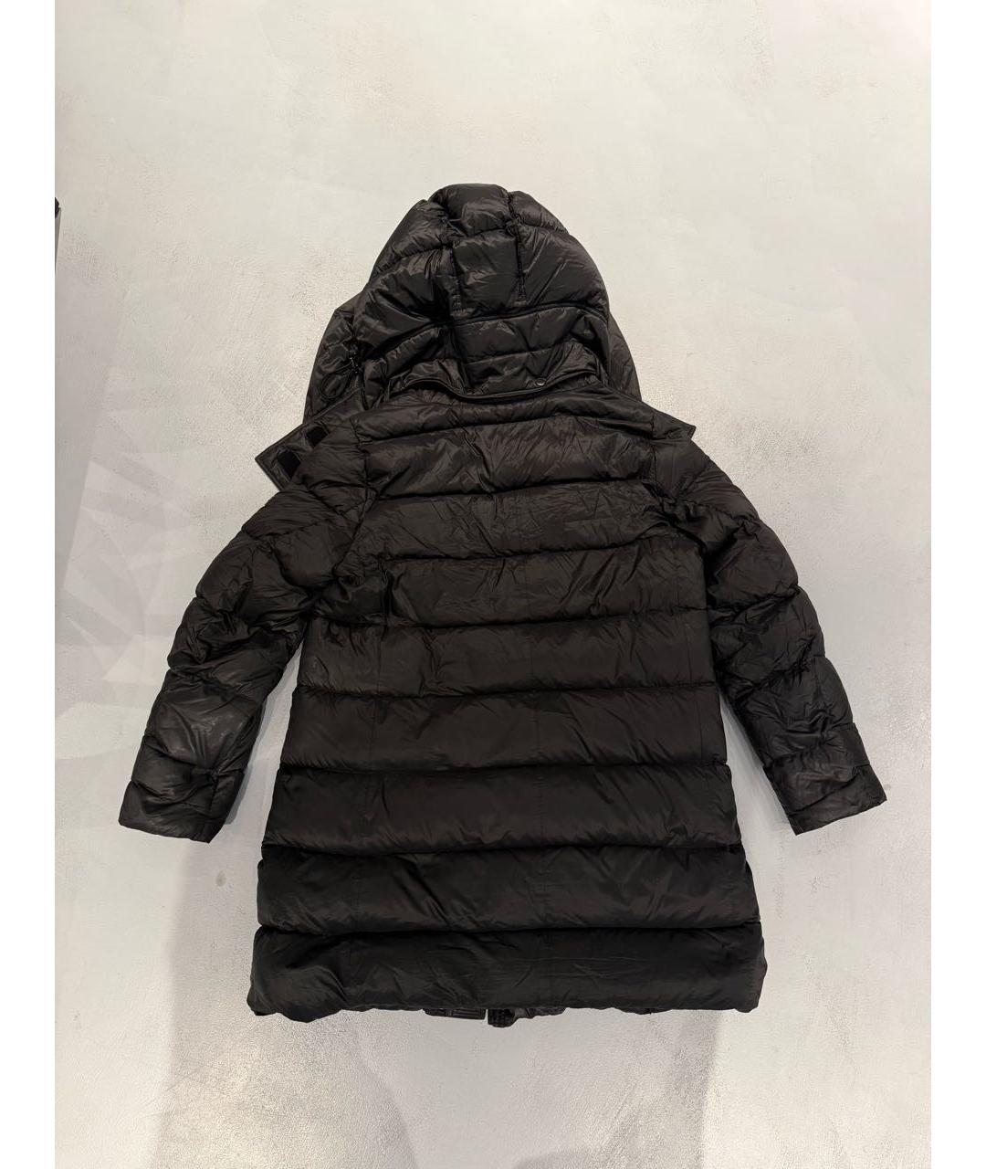 BURBERRY Черное полиэстеровое пальто, фото 2