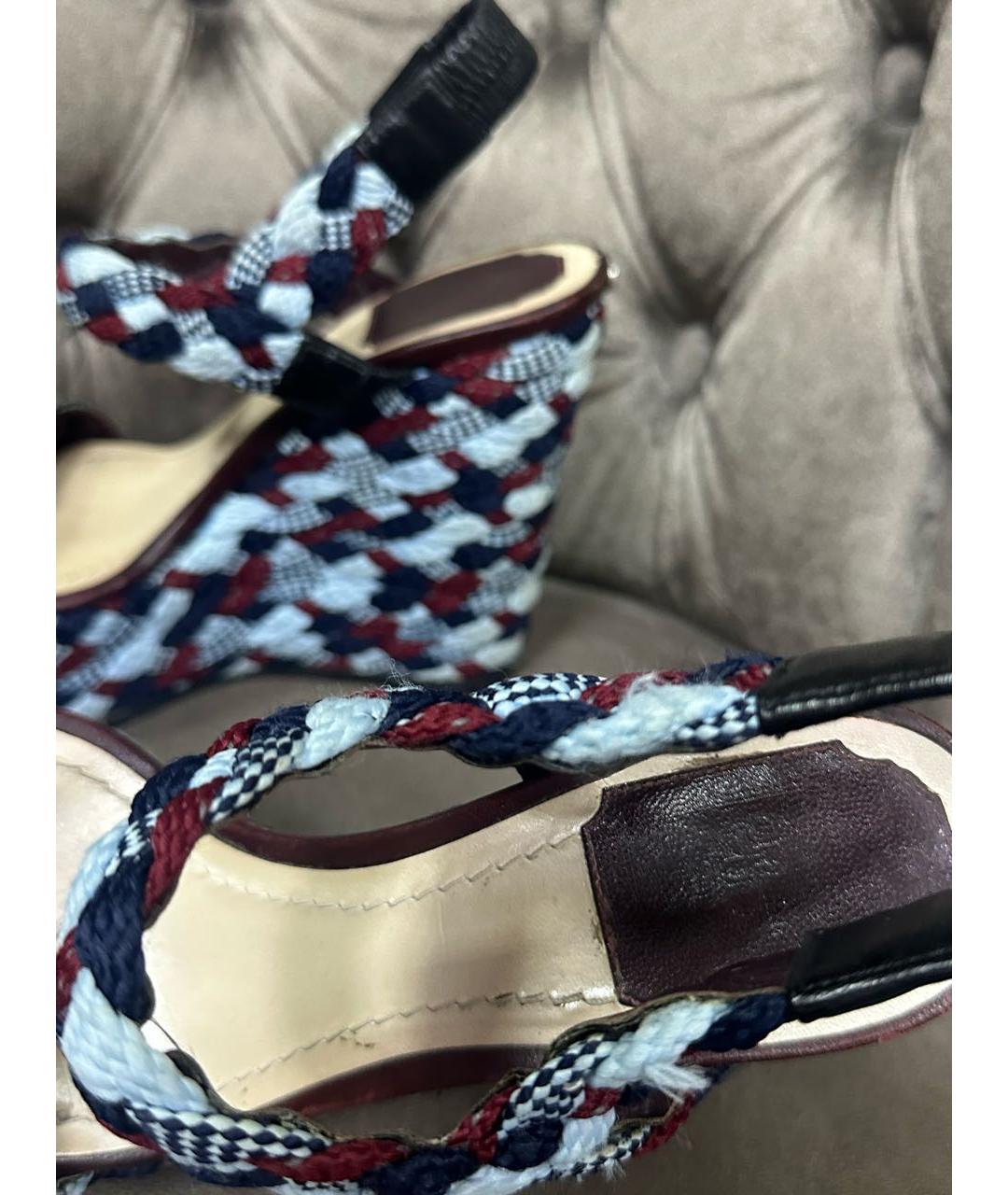 CHRISTIAN DIOR Мульти босоножки, фото 2