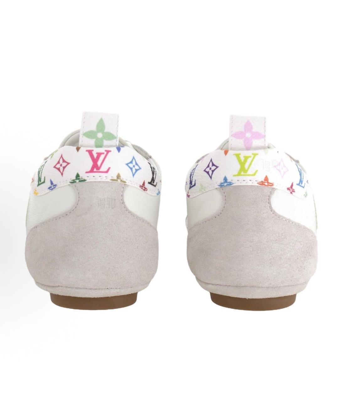 LOUIS VUITTON Мульти кожаные кеды, фото 4