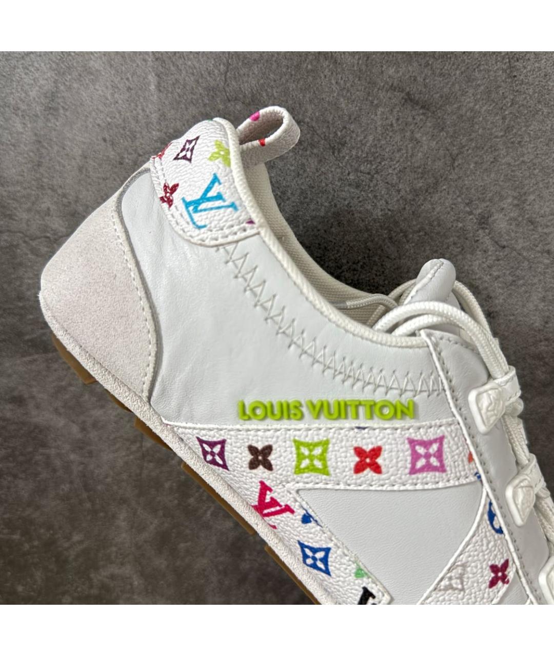 LOUIS VUITTON Мульти кожаные кеды, фото 7