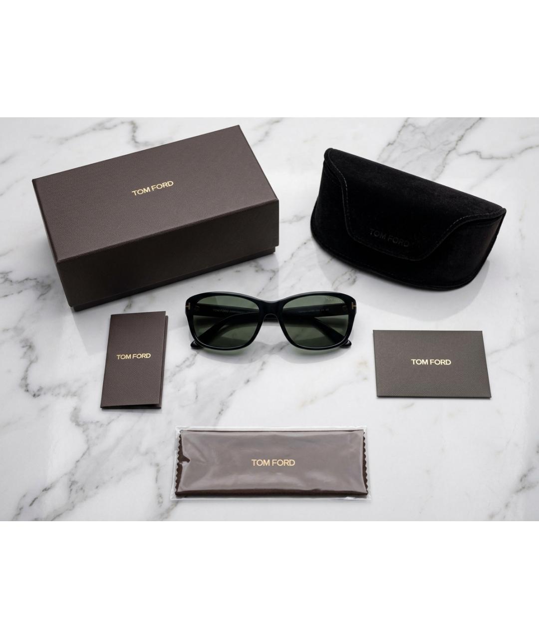 TOM FORD Черные солнцезащитные очки, фото 4