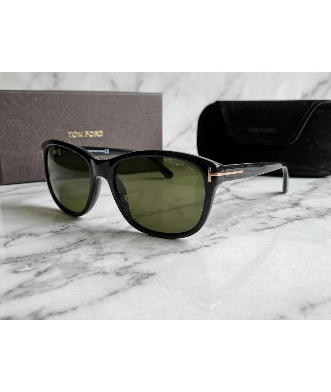 TOM FORD Черные солнцезащитные очки, фото 3