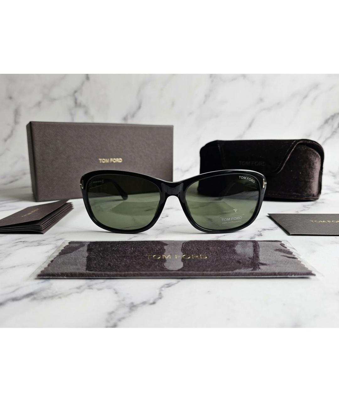 TOM FORD Черные солнцезащитные очки, фото 5