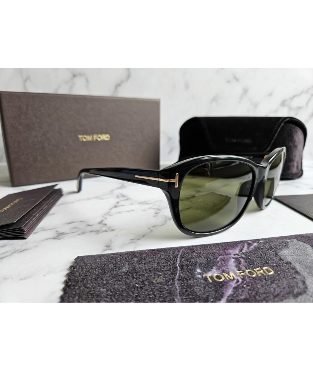 TOM FORD Черные солнцезащитные очки, фото 2