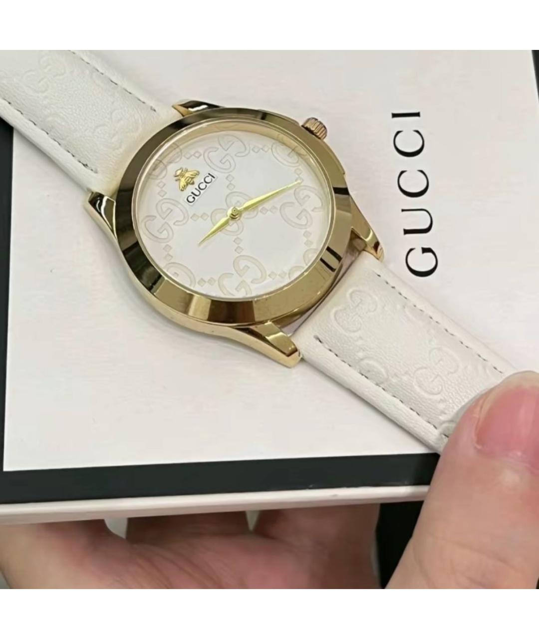 GUCCI Белые часы, фото 6