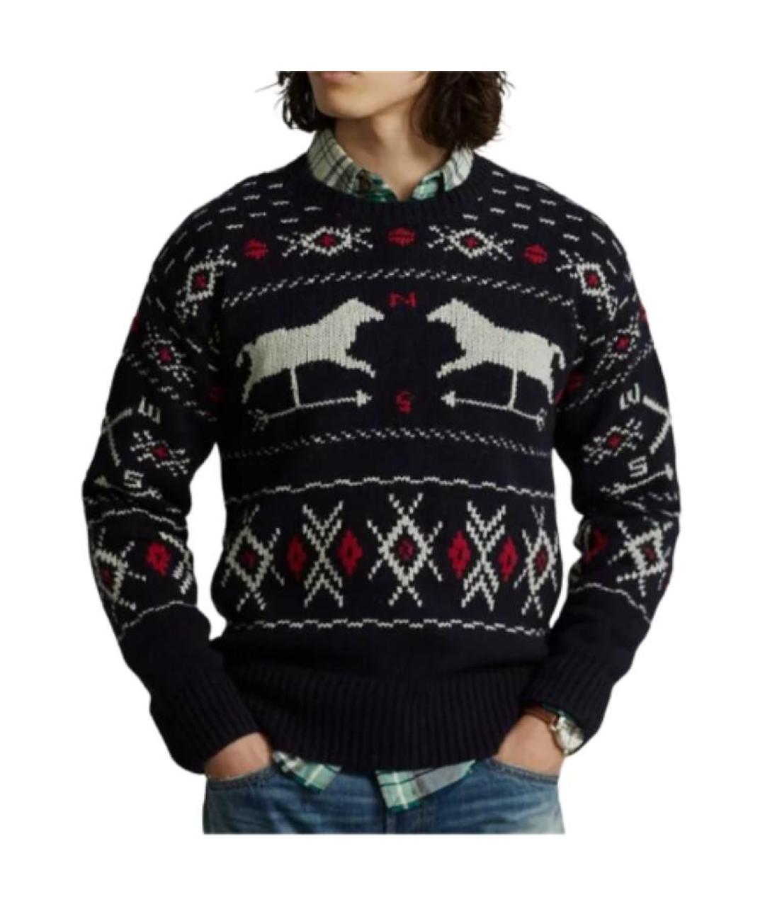 POLO RALPH LAUREN Черный джемпер / свитер, фото 4