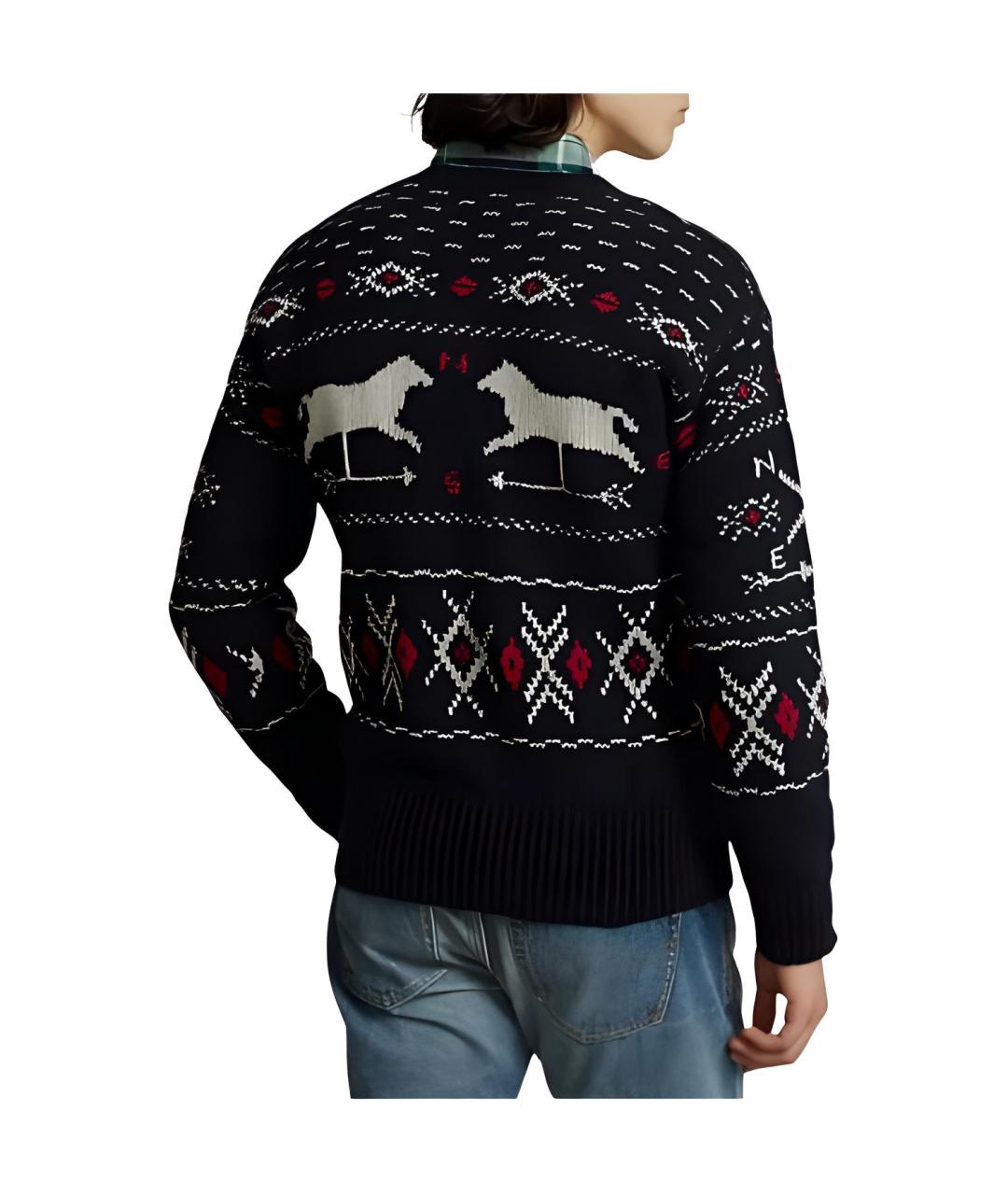 POLO RALPH LAUREN Черный джемпер / свитер, фото 5