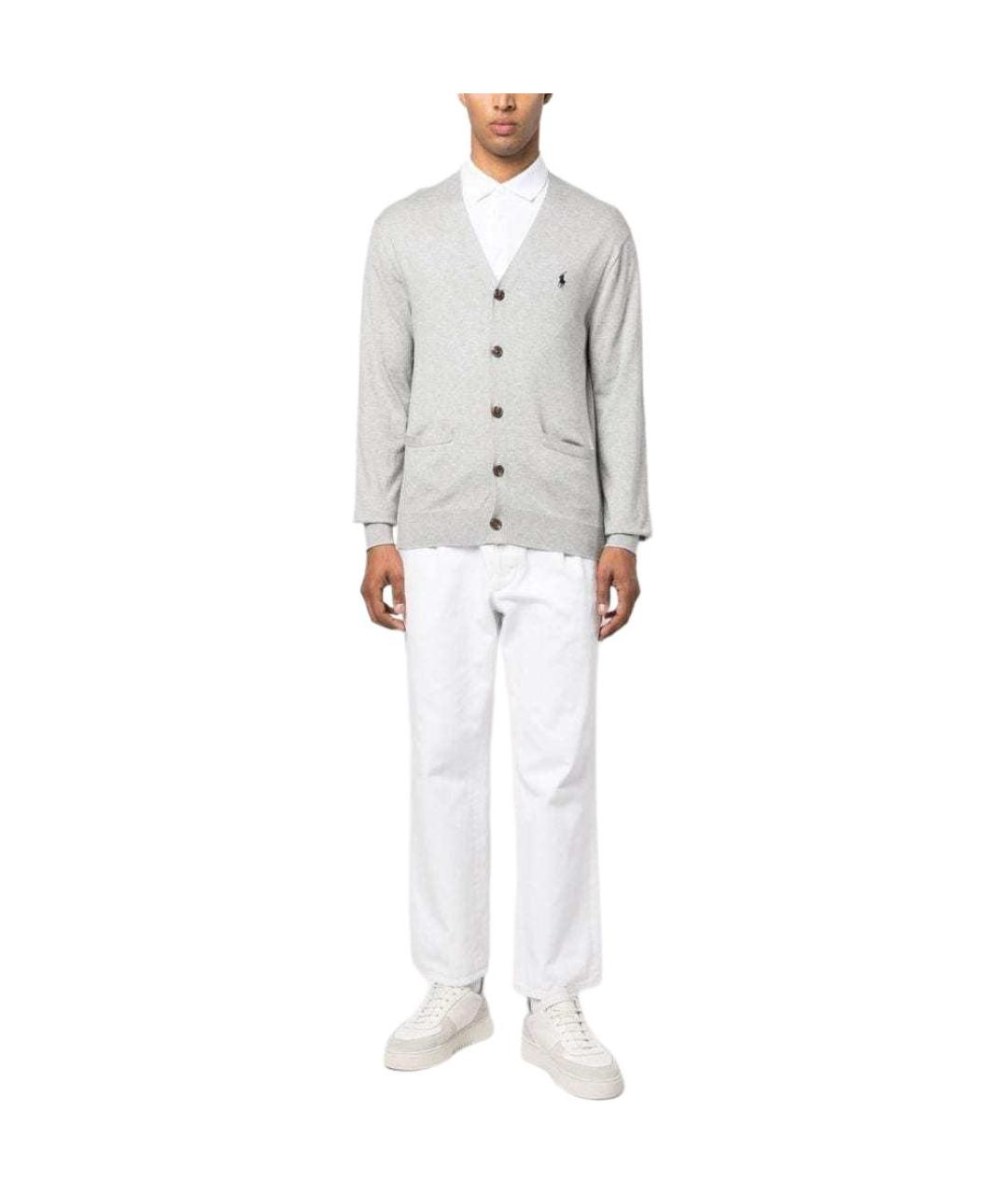 POLO RALPH LAUREN Серый кардиган, фото 4