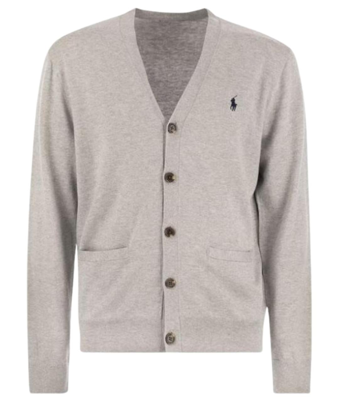 POLO RALPH LAUREN Серый кардиган, фото 1
