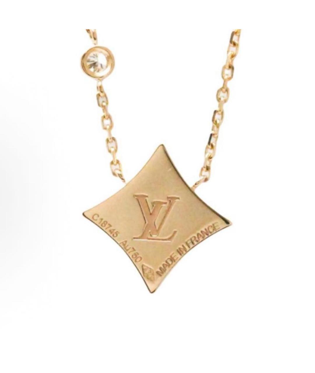 LOUIS VUITTON Золотая подвеска, фото 4
