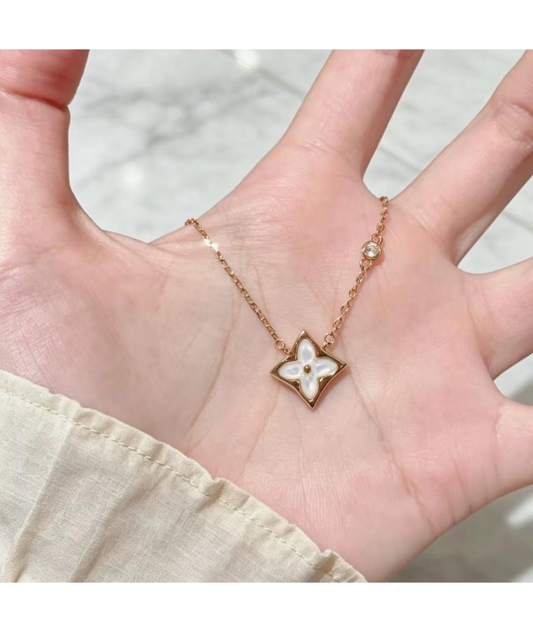 LOUIS VUITTON Золотая подвеска, фото 7