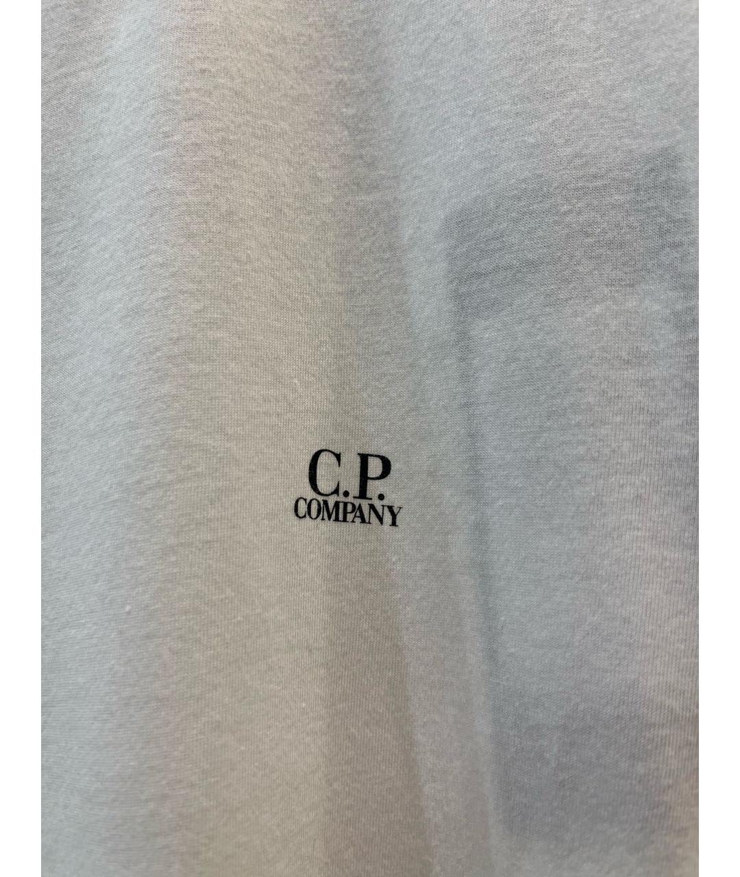 CP COMPANY Белая хлопковая футболка, фото 4