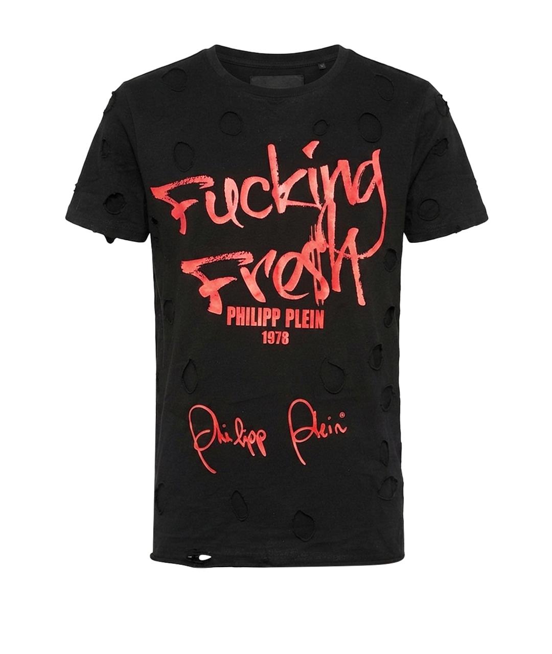 PHILIPP PLEIN Хлопковая футболка, фото 1