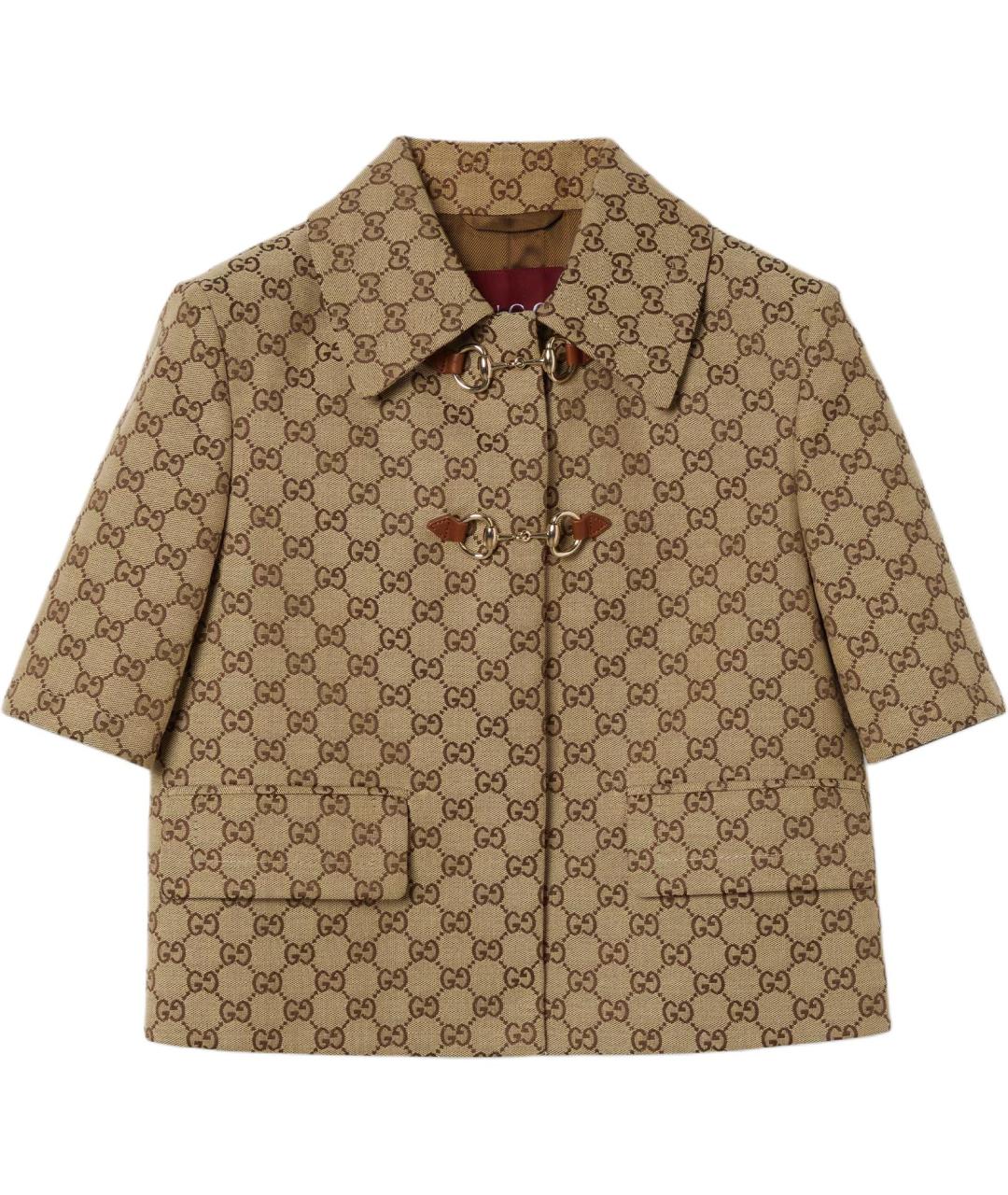 GUCCI Коричневый жакет/пиджак, фото 1