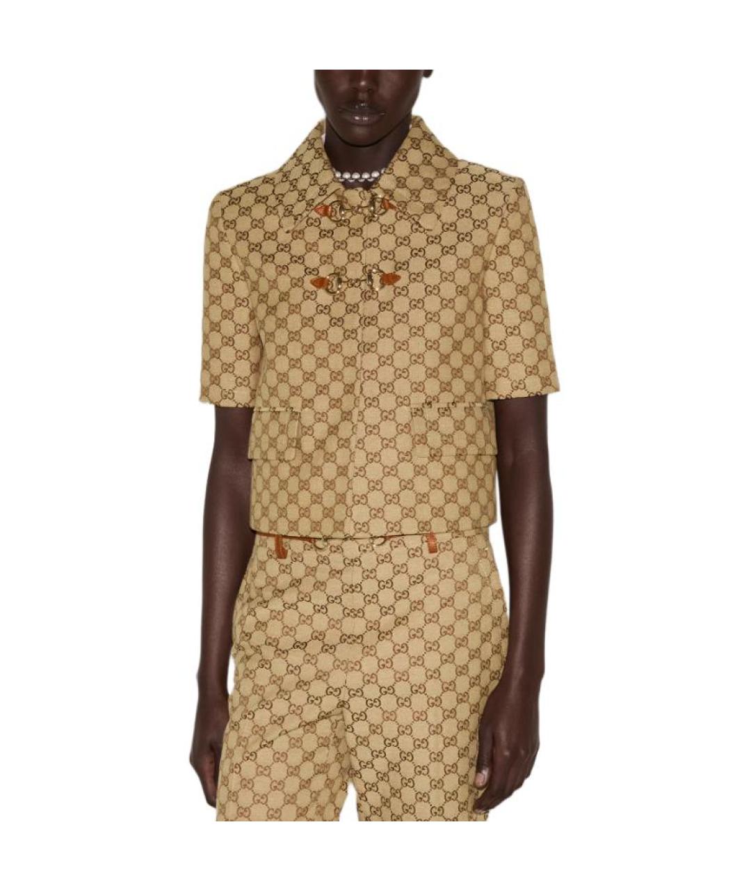 GUCCI Коричневый жакет/пиджак, фото 4