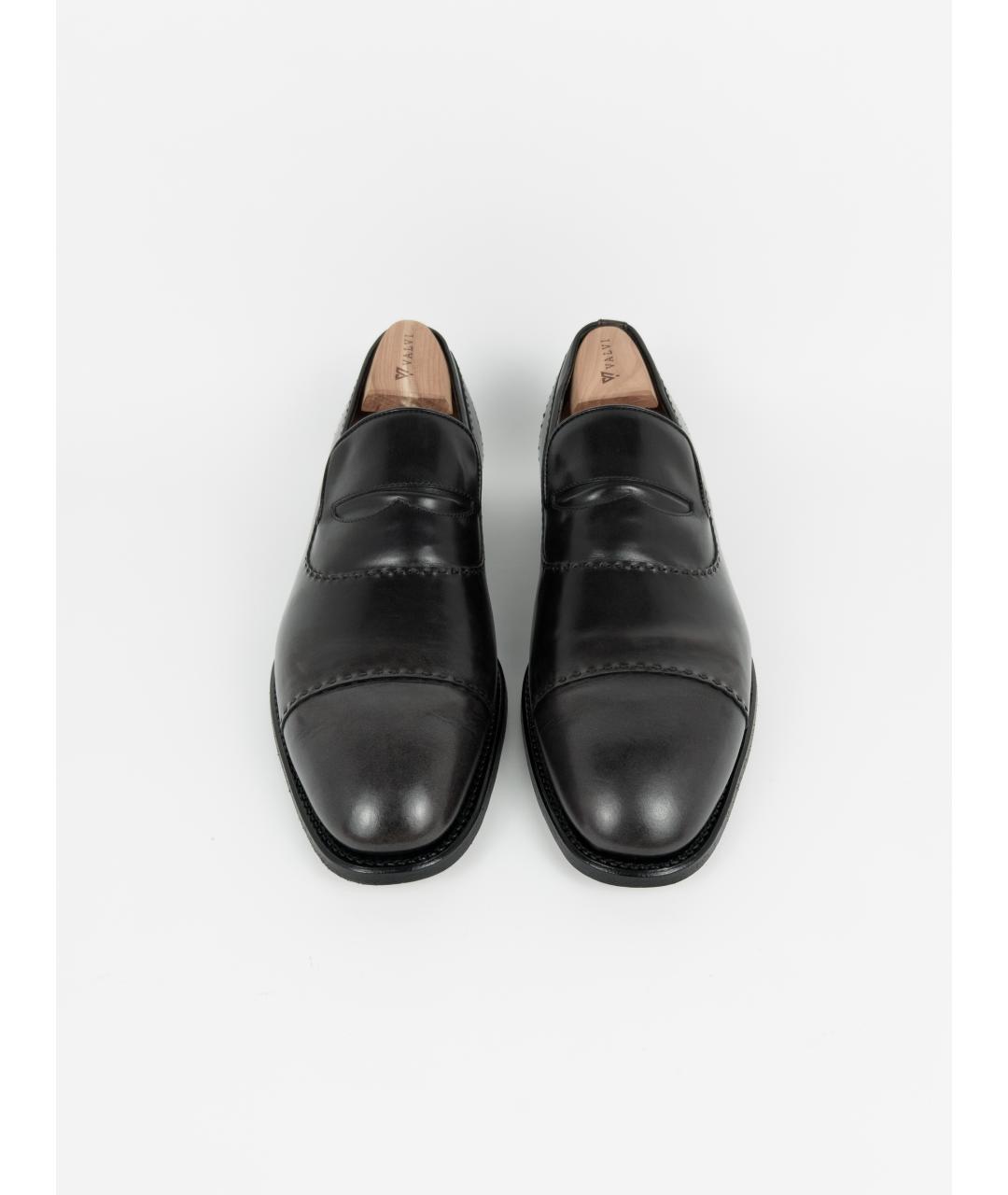 BRIONI Черные кожаные лоферы, фото 5
