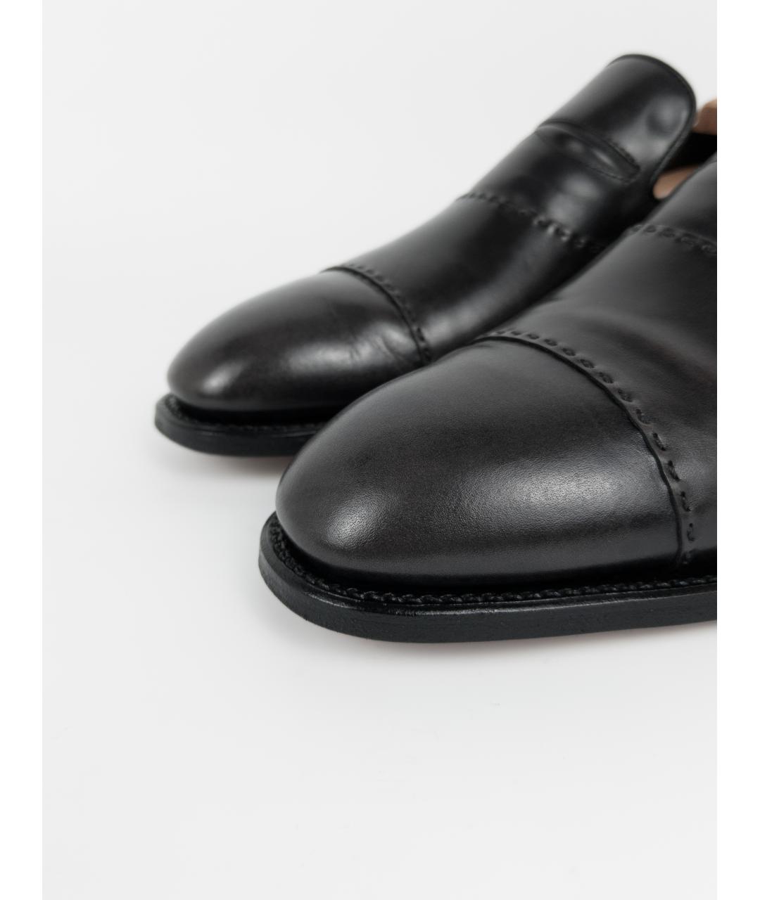 BRIONI Черные кожаные лоферы, фото 8