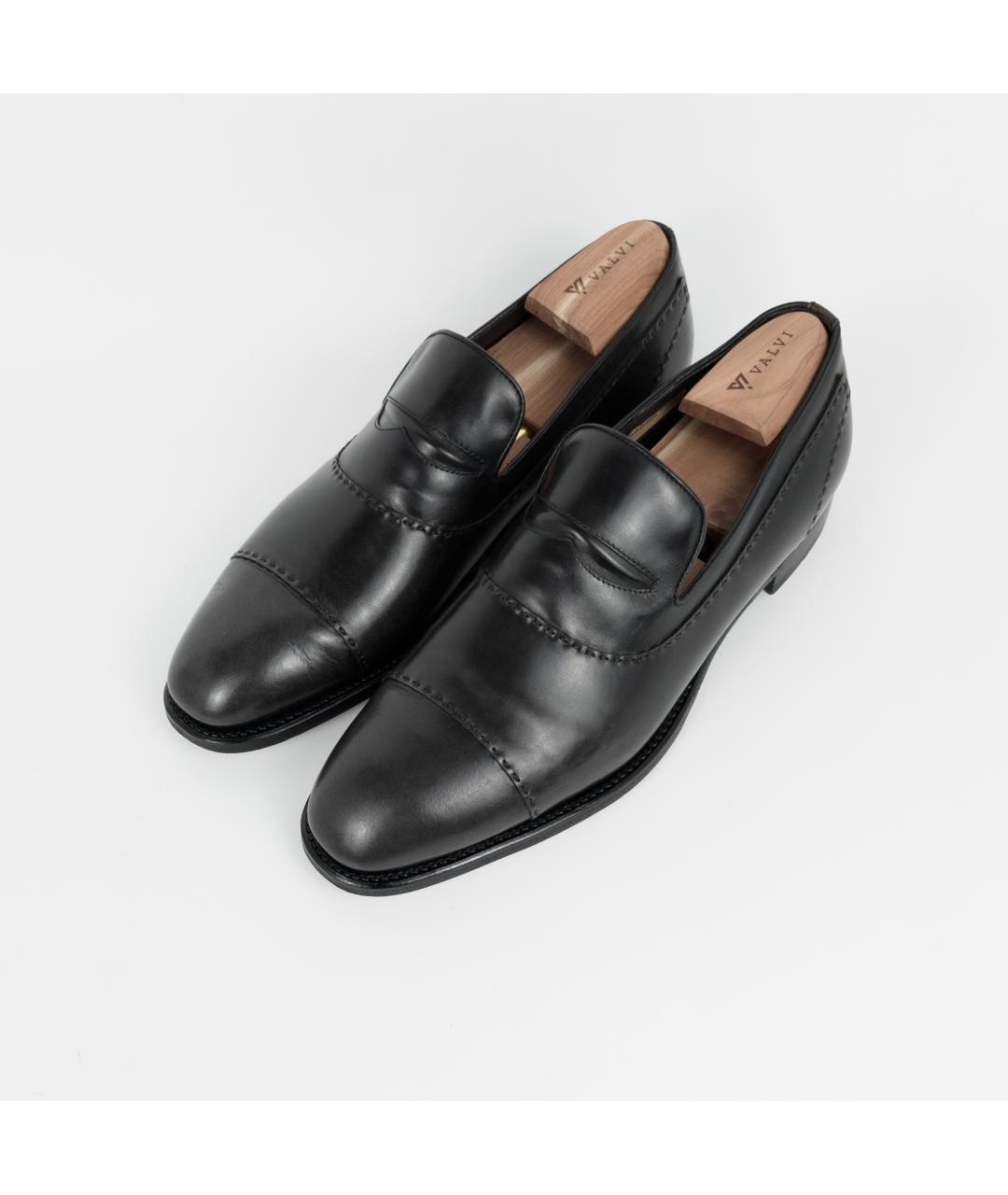 BRIONI Черные кожаные лоферы, фото 7