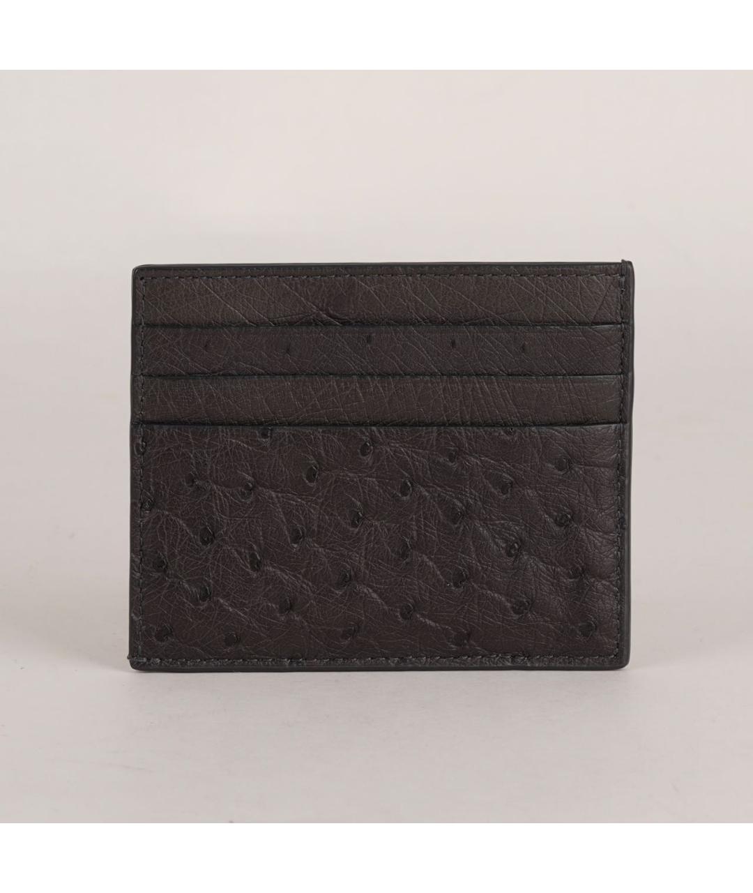 BOTTEGA VENETA Коричневый кардхолдер из экзотической кожи, фото 8