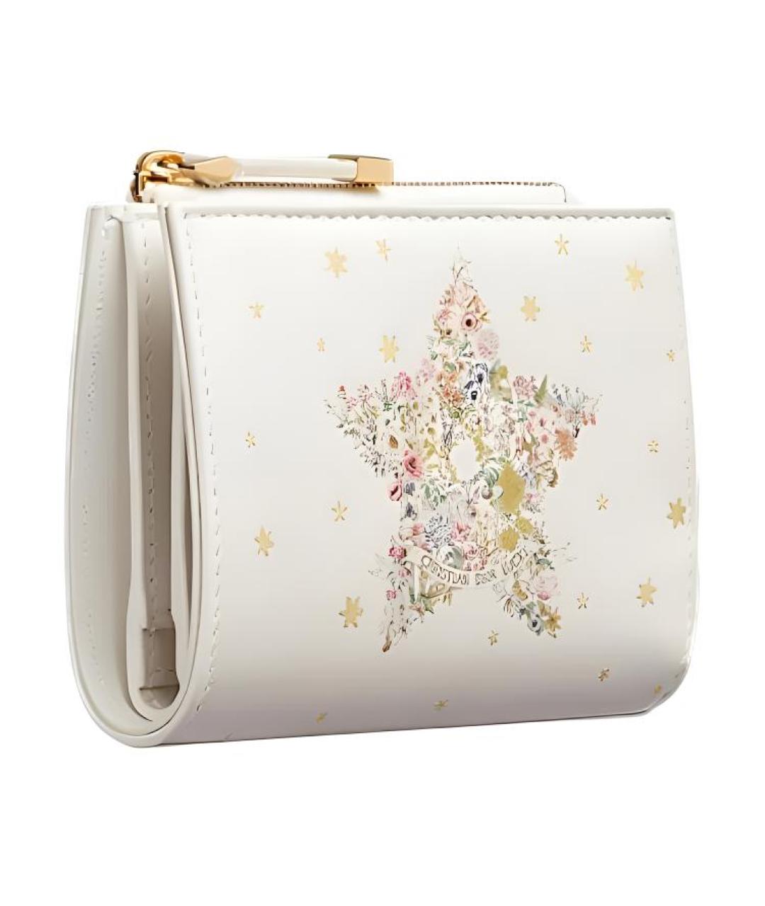 CHRISTIAN DIOR Белый кожаный кошелек, фото 2
