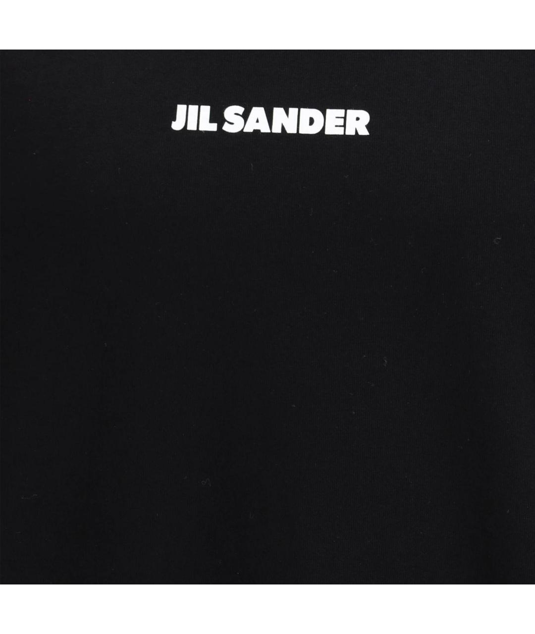 JIL SANDER Черная футболка, фото 3