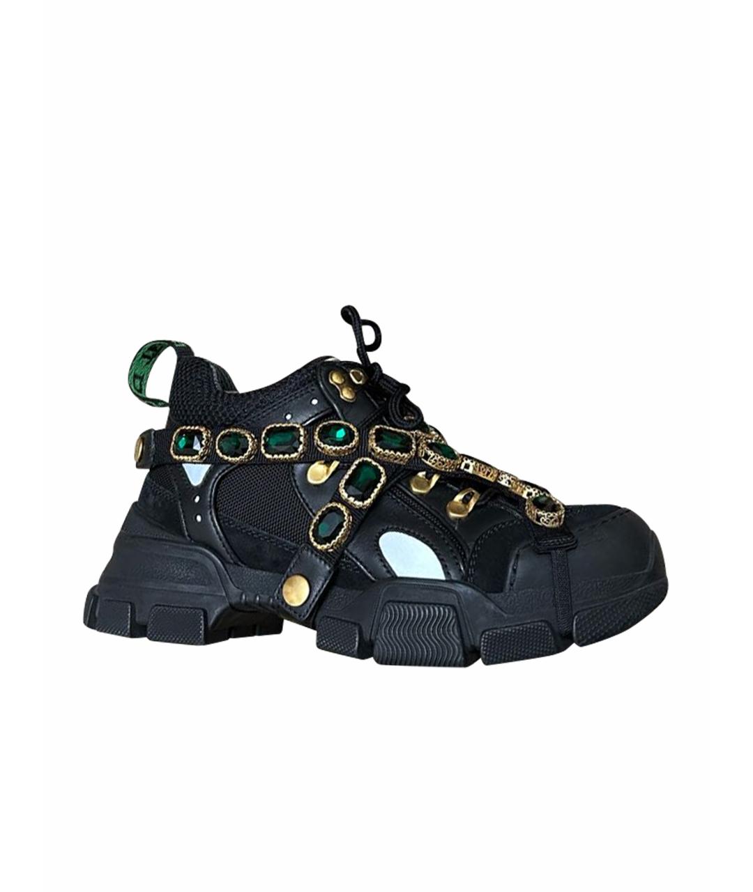 GUCCI Черные кроссовки, фото 1