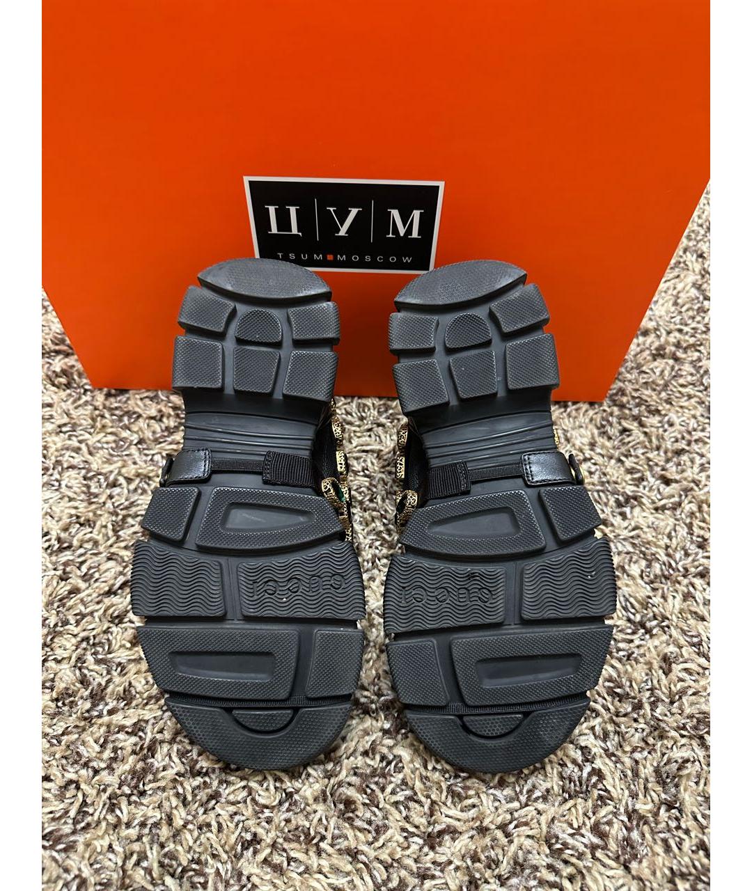GUCCI Черные кроссовки, фото 4
