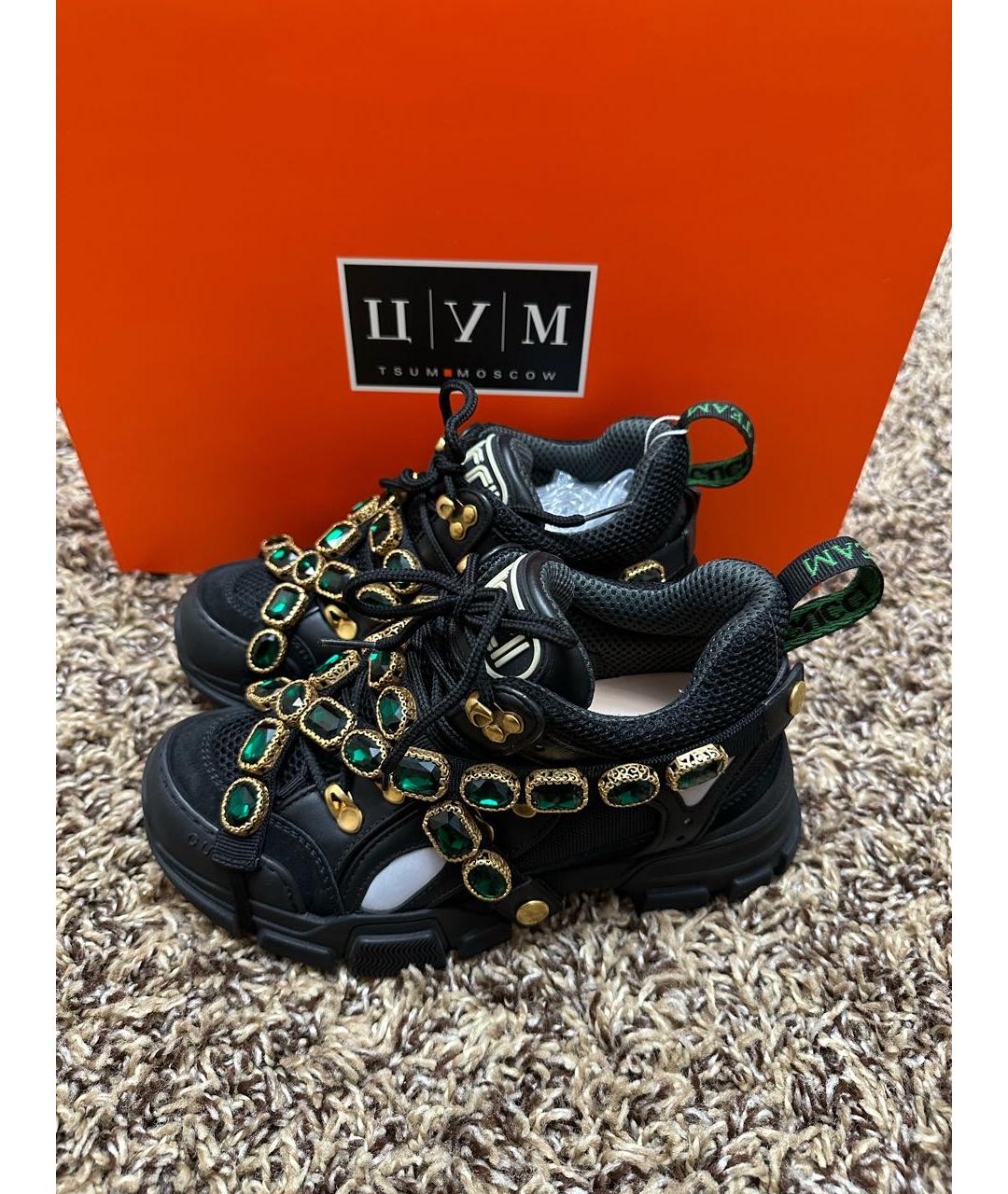 GUCCI Черные кроссовки, фото 3