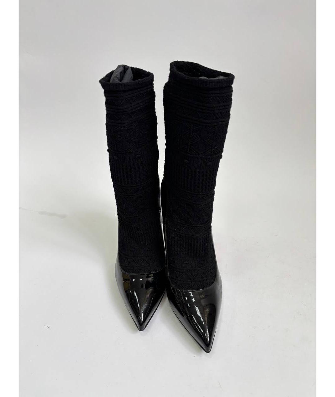 ALEXANDER MCQUEEN Черные туфли из лакированной кожи, фото 6