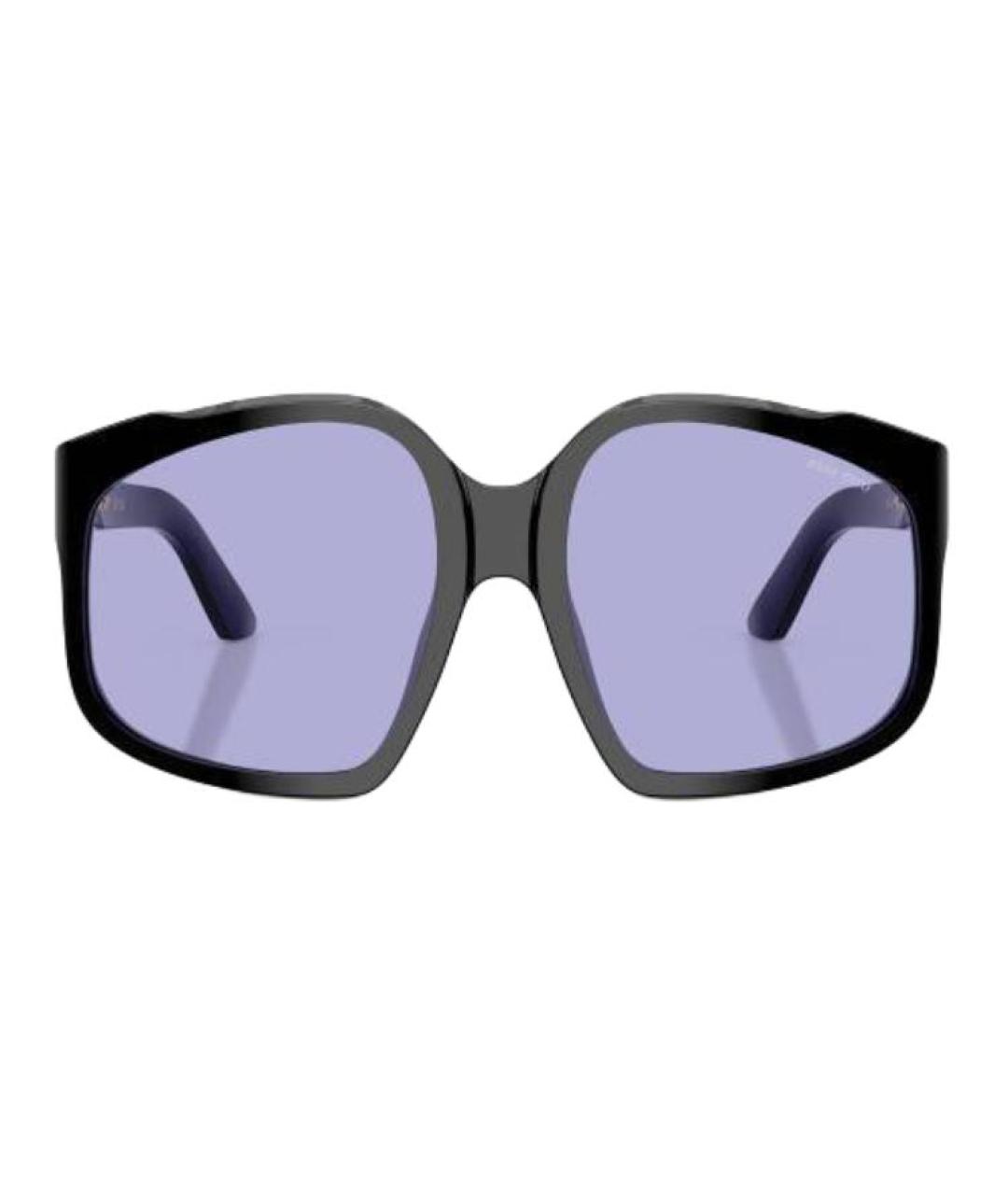 MIU MIU Черные пластиковые солнцезащитные очки, фото 2