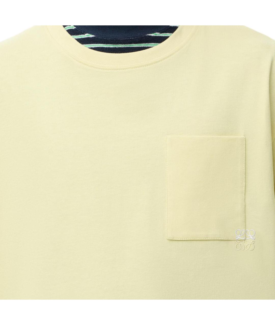 LOEWE Желтая футболка, фото 5