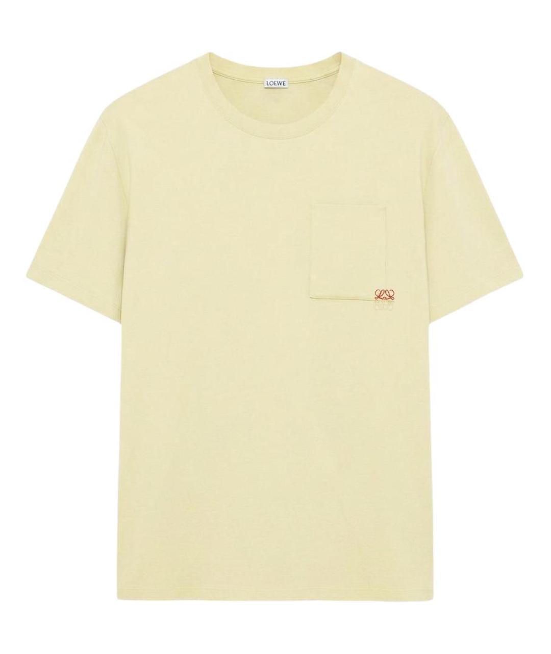 LOEWE Желтая футболка, фото 1