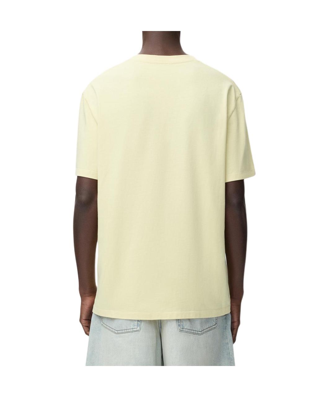 LOEWE Желтая футболка, фото 4