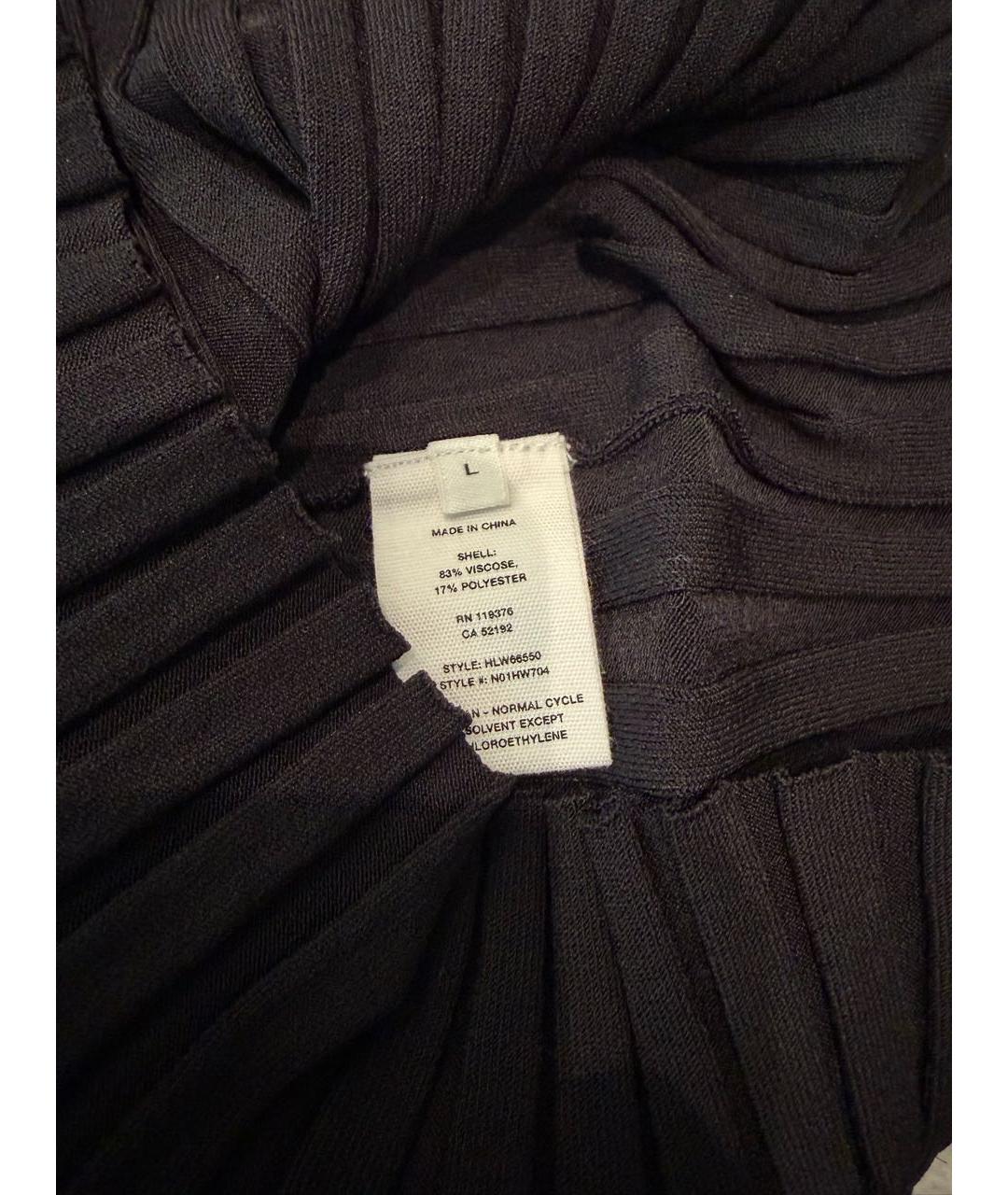 HELMUT LANG Черная вискозная майка, фото 4