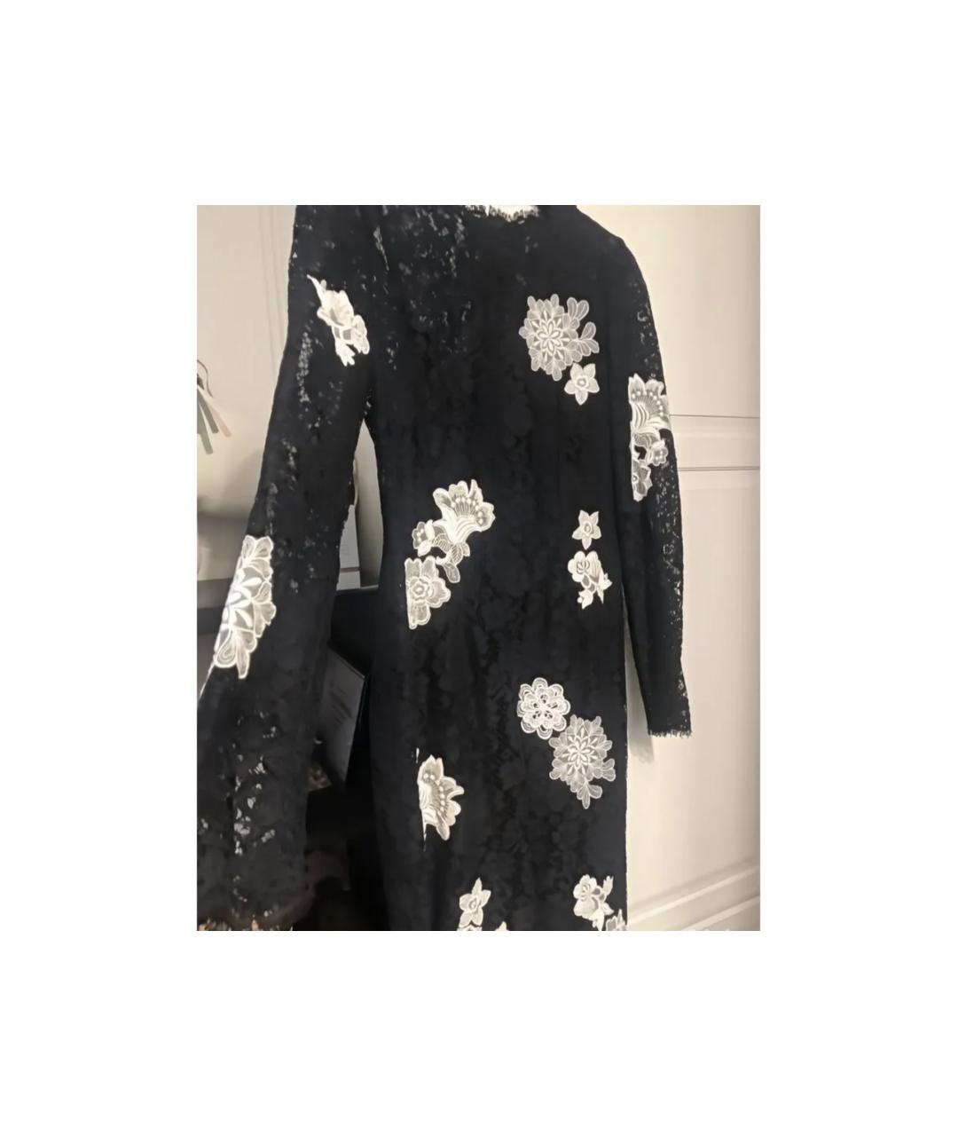 DOLCE&GABBANA Черное кружевное вечернее платье, фото 3