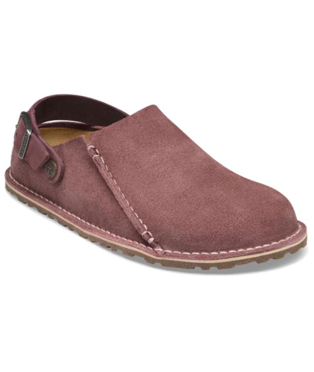 BIRKENSTOCK Розовые замшевые сабо, фото 2
