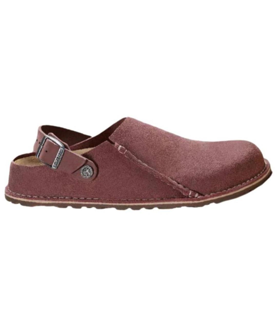 BIRKENSTOCK Розовые замшевые сабо, фото 1