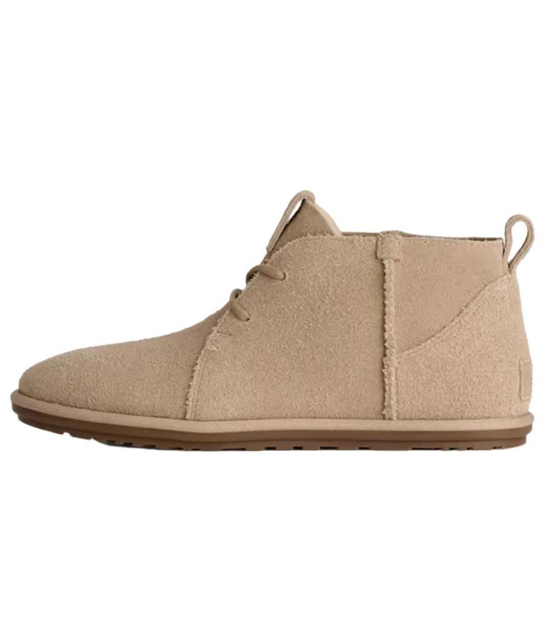 UGG Бежевые замшевые ботинки, фото 2