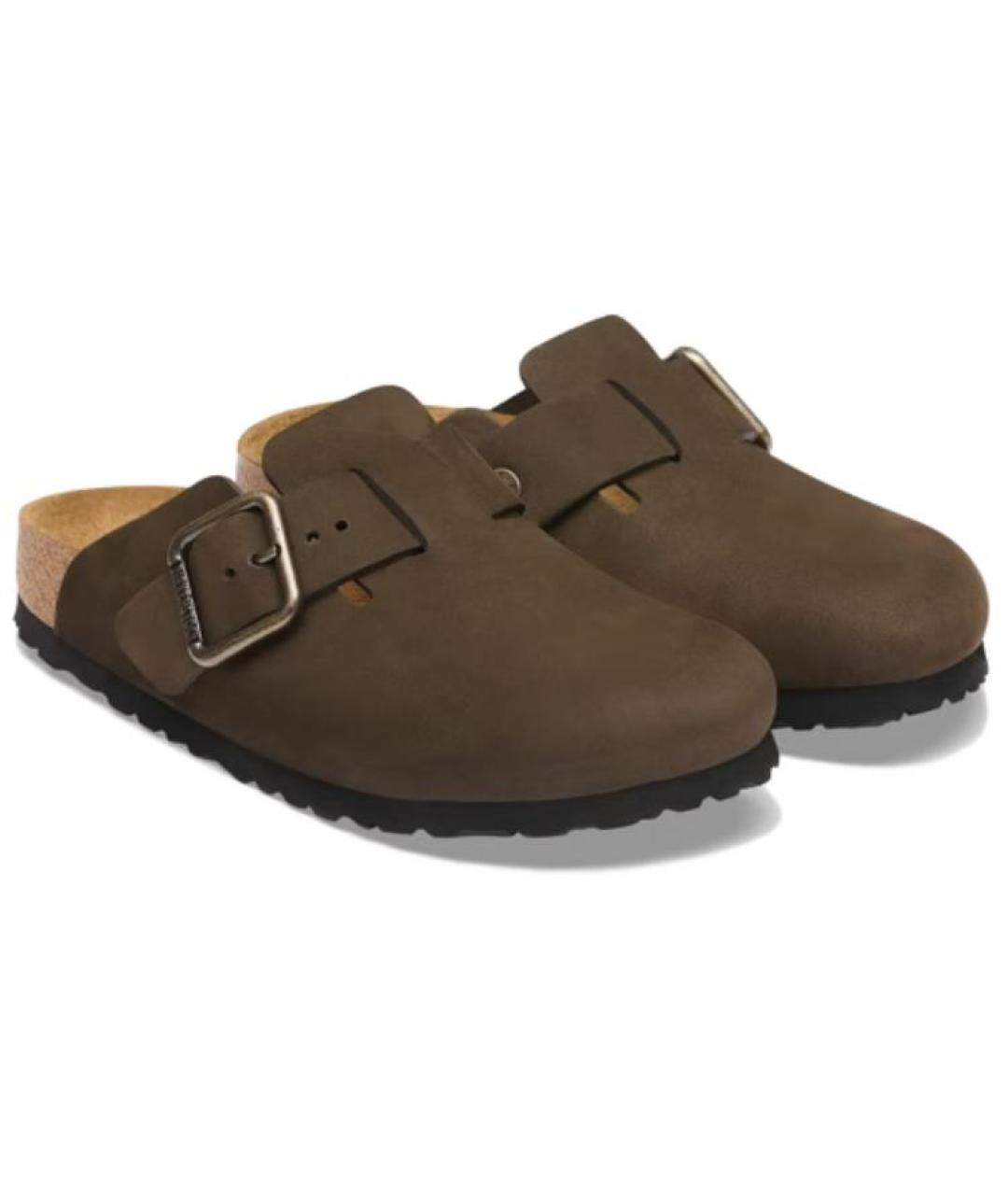 BIRKENSTOCK Коричневые сабо, фото 3