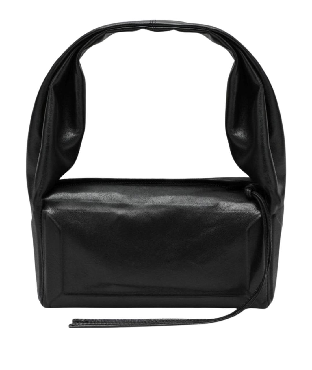 MAISON MARGIELA Черная кожаная сумка через плечо, фото 1