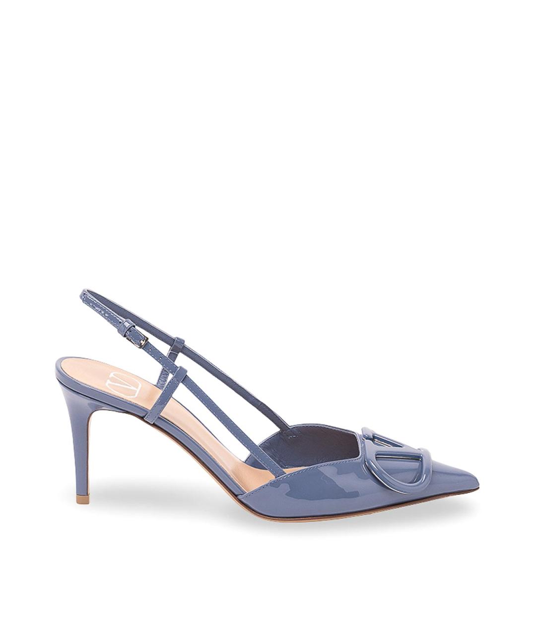 VALENTINO Голубые туфли из лакированной кожи, фото 1