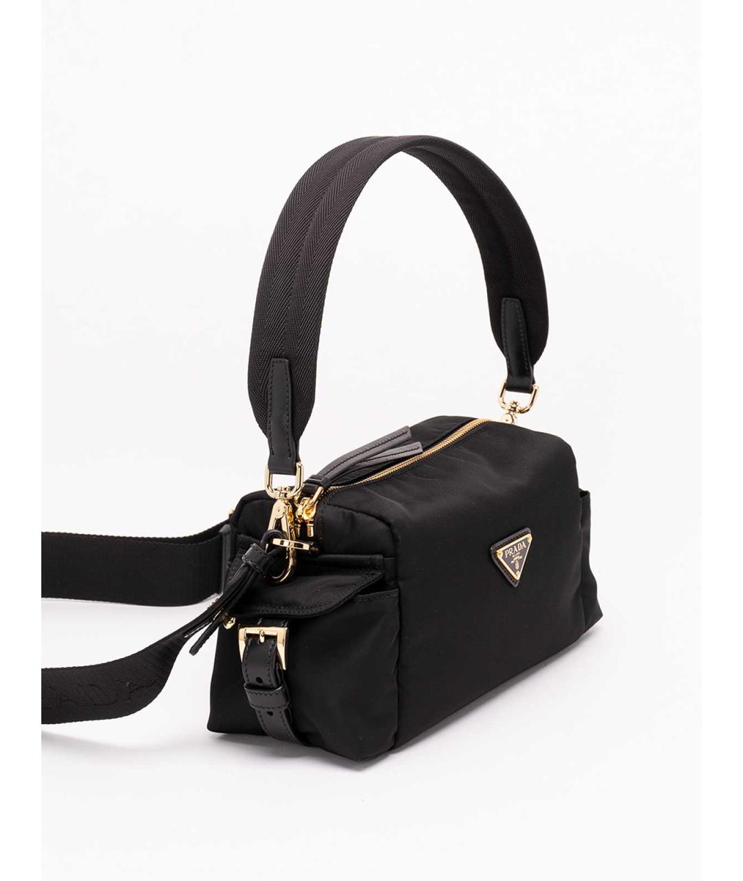 PRADA Черная нейлоновая сумка через плечо, фото 4