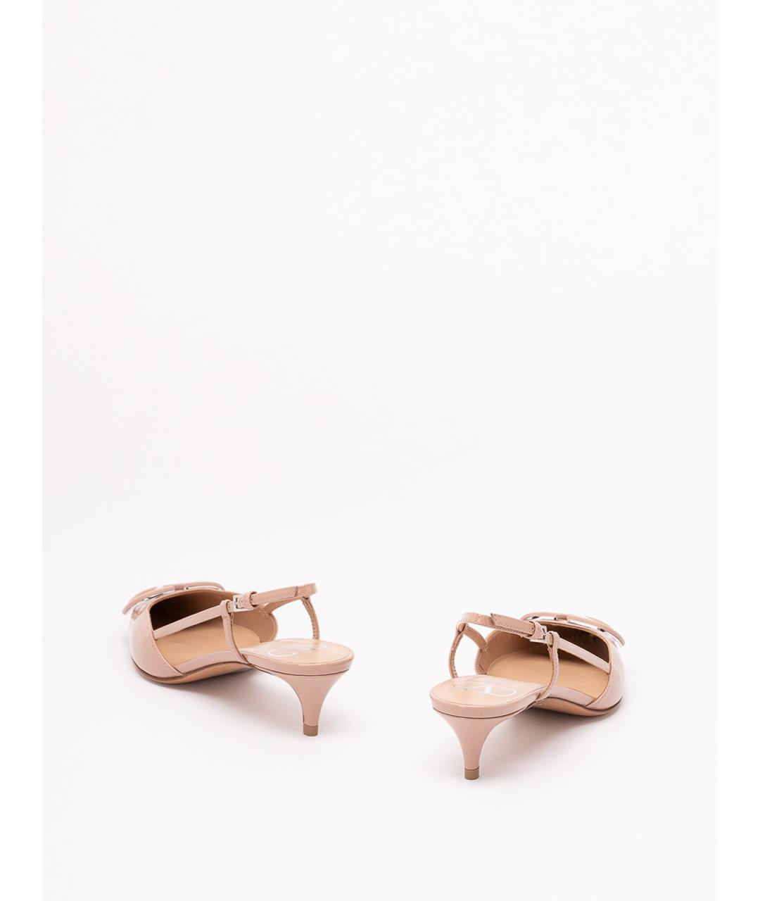VALENTINO Розовые туфли из лакированной кожи, фото 3