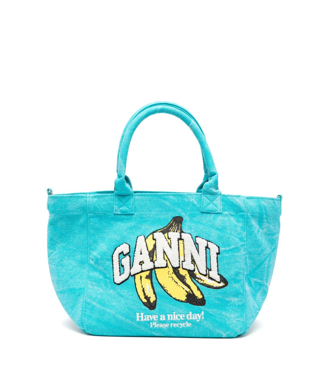 GANNI Хлопковая сумка тоут, фото 1