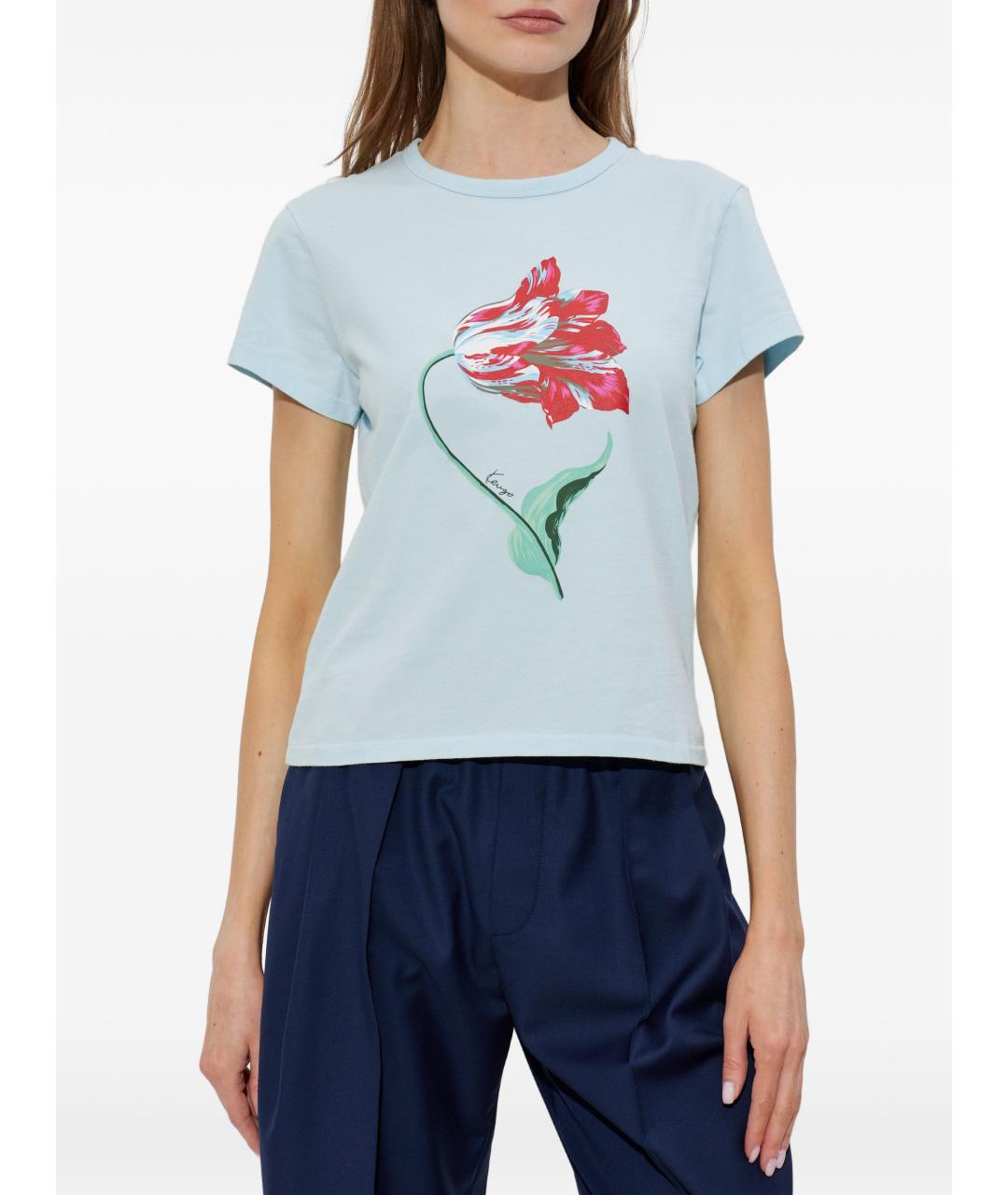 KENZO Хлопковая футболка, фото 5