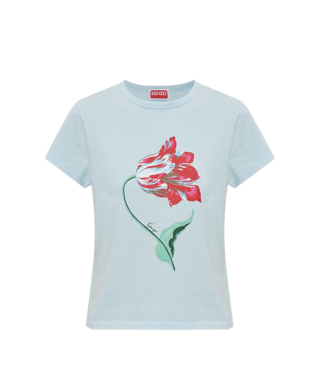 KENZO Хлопковая футболка, фото 1