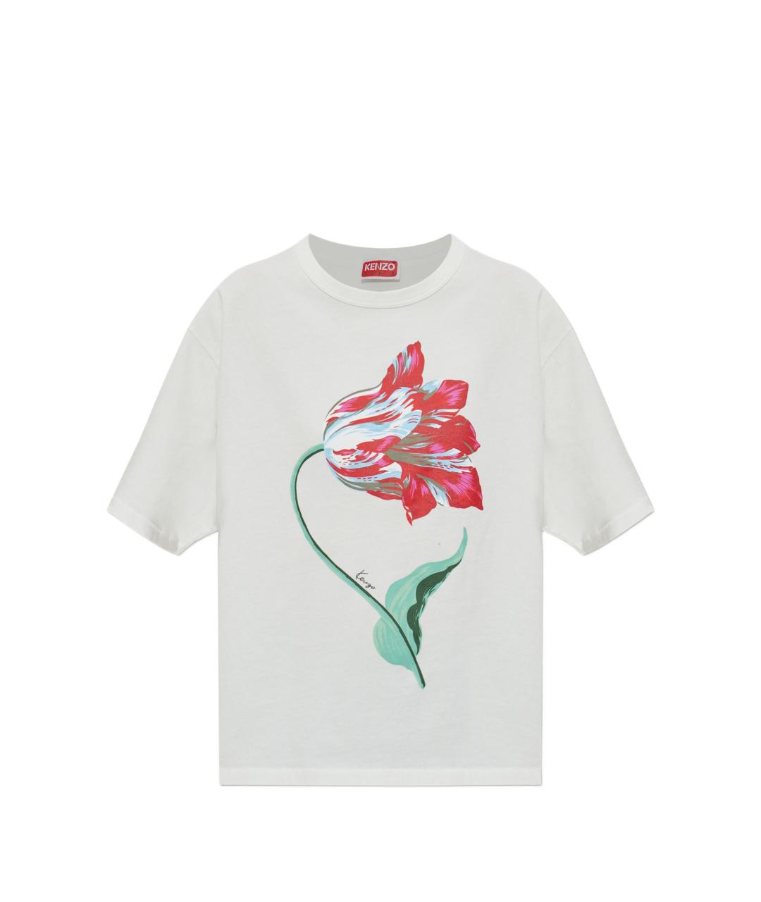 KENZO Хлопковая футболка, фото 1