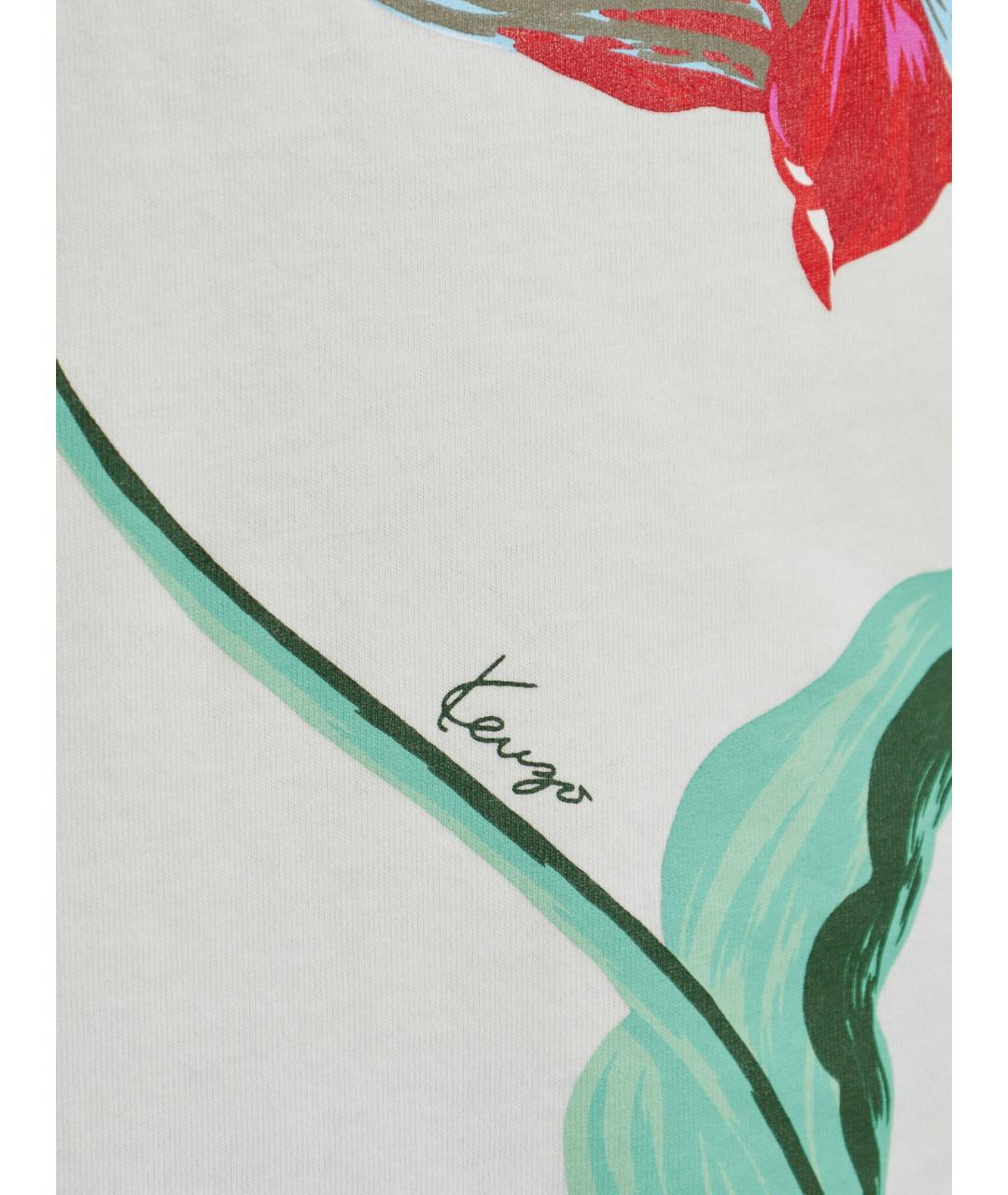KENZO Хлопковая футболка, фото 2