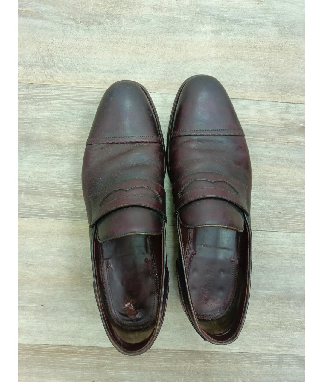 BRIONI Коричневые кожаные туфли, фото 2